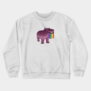 Pride Hippo Crewneck Sweatshirt
